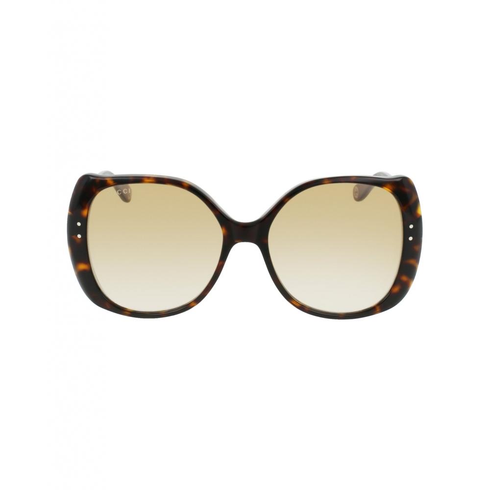 

Gucci Round Frame Acetate Sunglasses havana havana brown