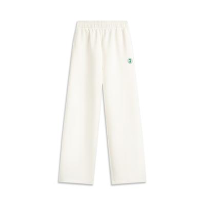 Li Ning X Disney Toy Story Series American Casual Simple Versatile Letter Logo Comfortable Breathable Loose Straight Leg Knit Sports Pants AKLV750-1