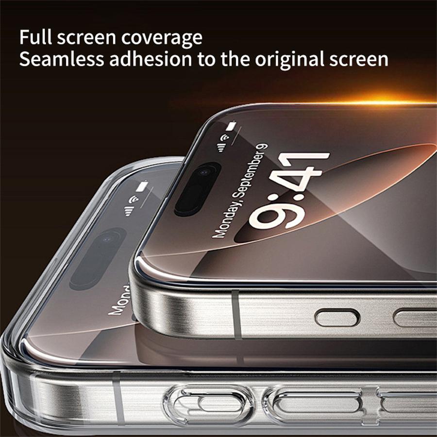 360° Soukromí / Matná fólie z tvrzeného skla pro ochranu displeje pro iPhone 16 15 14 13 12 Pro Max 16 15 14 Plus