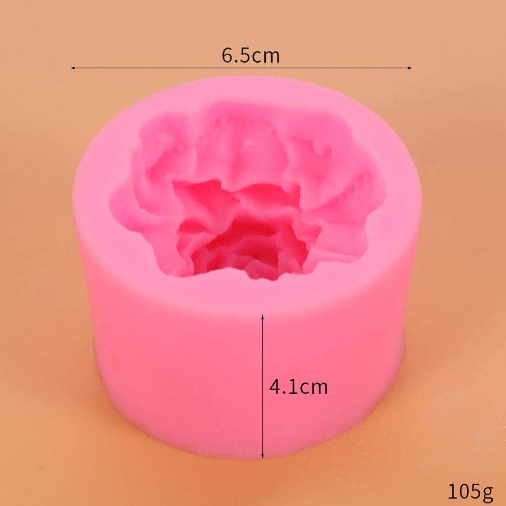Carnation Flower Shape Silicone Mold for Fondant Cream Chocolate Peony Mousse Cake Mould