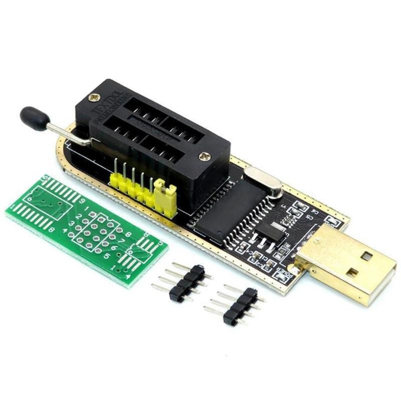 CH341A Programmer Adapter SOIC8 Adapter SOP8 Clip with Cable 1.8V Adapter EEPROM Flash BIOS USB Programmer Adapter Kit