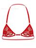 Men Sissy Lace Hollow Cup Mini Bra Sheer Bralette Tops Crossdresser Underwear Pseudo-Girl Gay Strap Girly Halter Sexy Lingerie