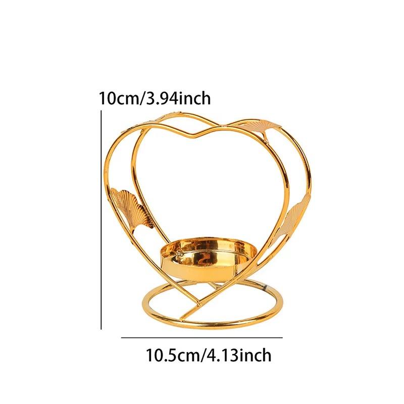 

Подсвечник Love 1шт кованый металлический ароматизированная свеча романтические свадебные украшения гостиная обеденный стол ужин при свечах золотистый