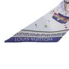Louis Vuitton M79533 Scarf Blue/beige Silk Women