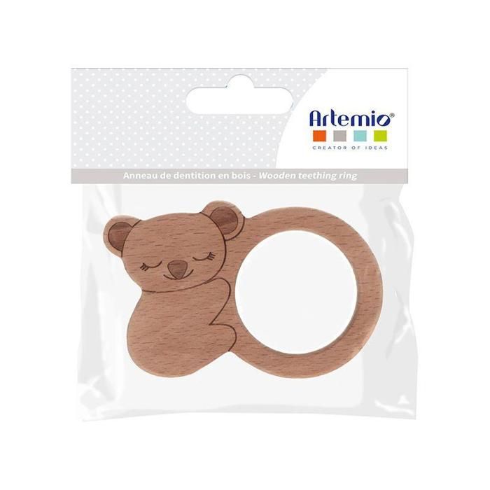 Anneau de dentition en bois - Koala - 100 x 70 mm