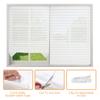 Pleated Window Blinds Temporary Window Shades Cordless Light Filtering Pleated Paper Shades Room Darkening Blind for Home Office