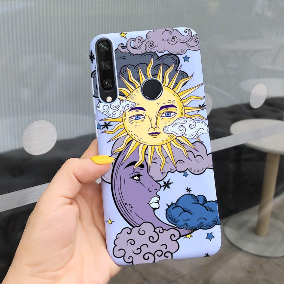 For Huawei Y6P Y7P Case 2020 New Fashion Butterfly Flower Painted Phone Cover For Huawei Y7P Funda Y 7P Y 6P HuaweiY6P Soft Capa