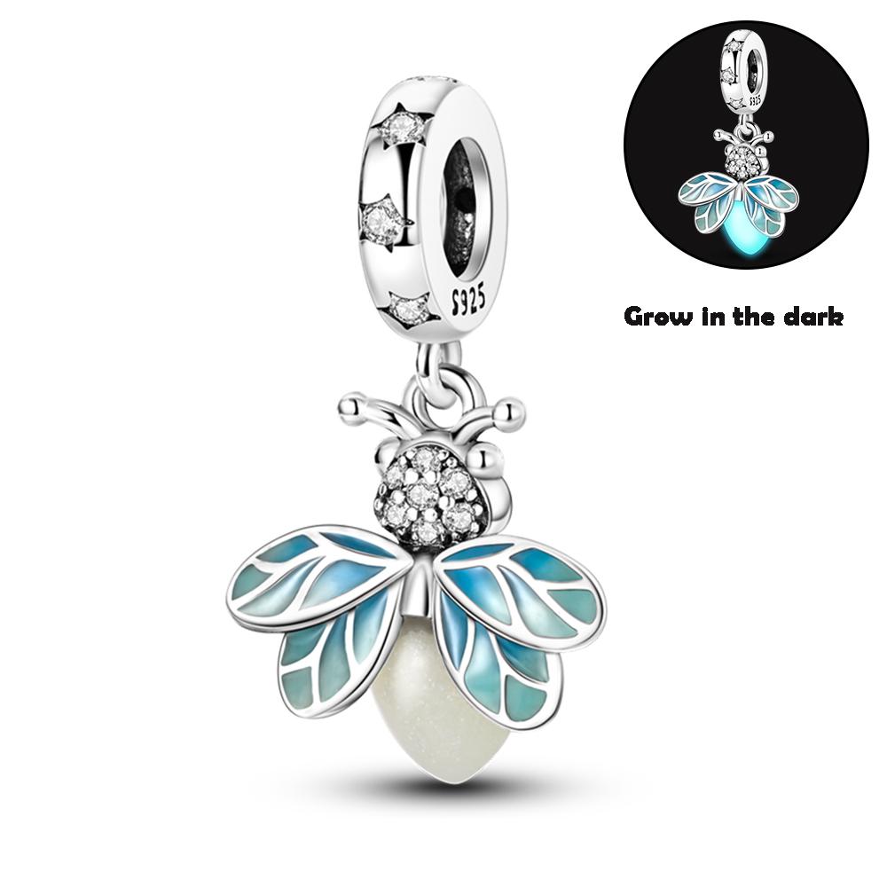 New Incopper Charms Luminous Firefly Stars Charm Fit Originalbracelets Pendants For Women Beads Diy Party Jewelry