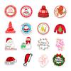 50 New Christmas Graffiti Stickers Doors and Windows Wall Computer Box Helmet Decoration Stickers
