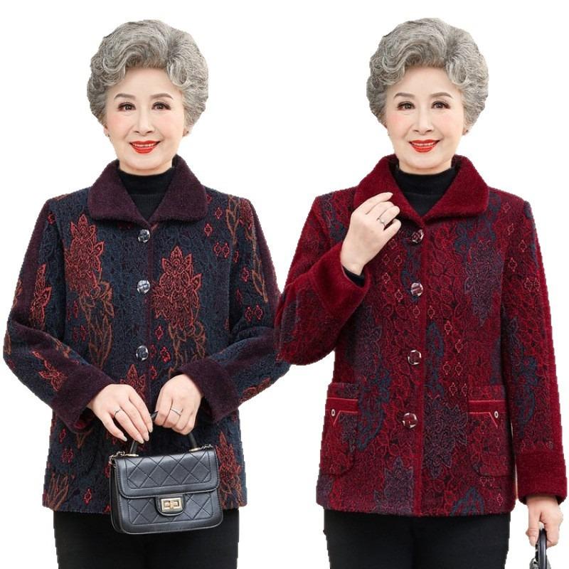Autumn and winter women's coats with fleece and thickened large size imitation mink fleece clothes