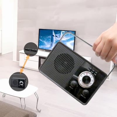 CICONIA TV sans fil avec émetteur FM large et écouteur Haut-parleur portable Haut-parleur, Noir, CMT-2209, Radio, Récepteur intégré, Haut-parleur,
