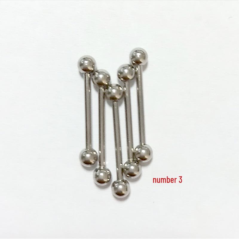 85-Piece Stainless Steel Body Piercing Jewelry Set: Nose, Ear, Tongue, Eyebrow Studs