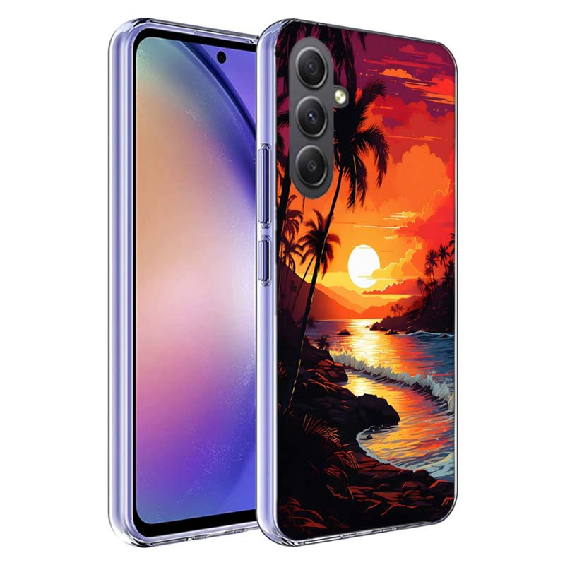 

Beautiful Seaside Coconut Trees Phone Case for Samsung A17 A37 A57 A07 A16 A26 A36 A56 A06 A02S A12 A22 A32 A52S A04S A14 A24 A3 Samsung A13 5G