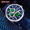 Electronic Watch Men's Dual Display Dial 5ATM Waterproof Night Light Stopwatch Multifunctional Sports Electronic Watch