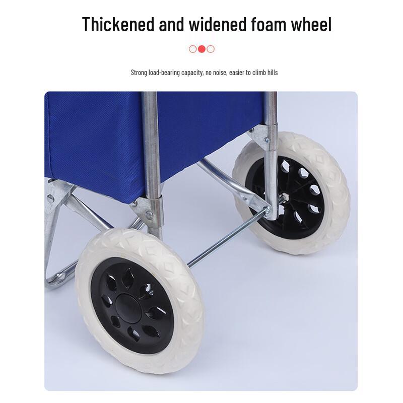 Foldable Stair Climbing Metal Shopping Cart