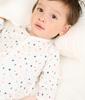 Footless Romper A0BUP 12 months 74cm [Petit Bateau] Off-white/Multicolor