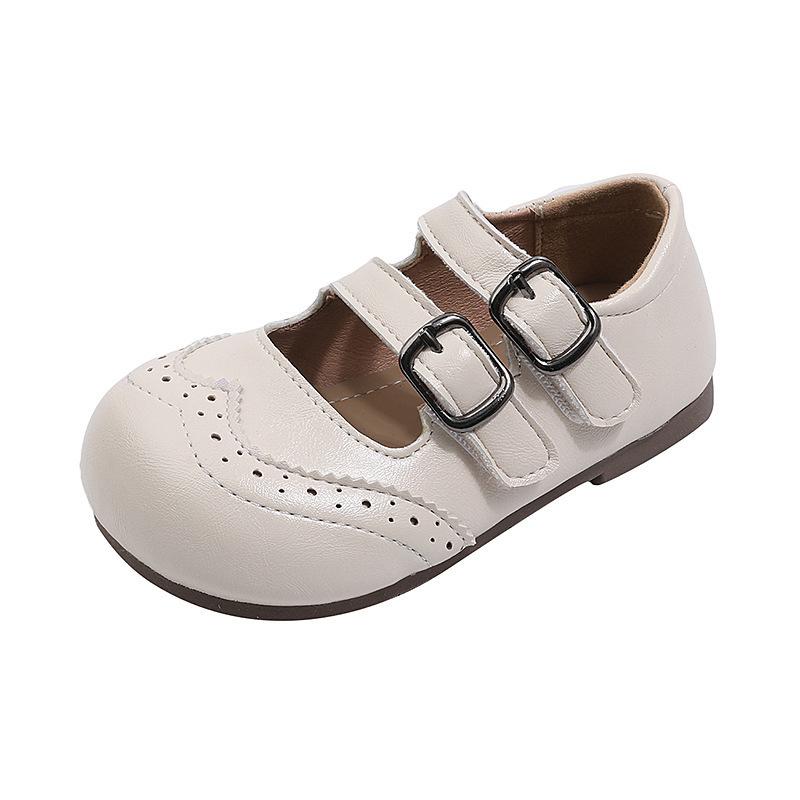 

Anti-slip Shoes - New Style Girls Retro Shoes with Soft Sole - Learning Step Single Shoes 25