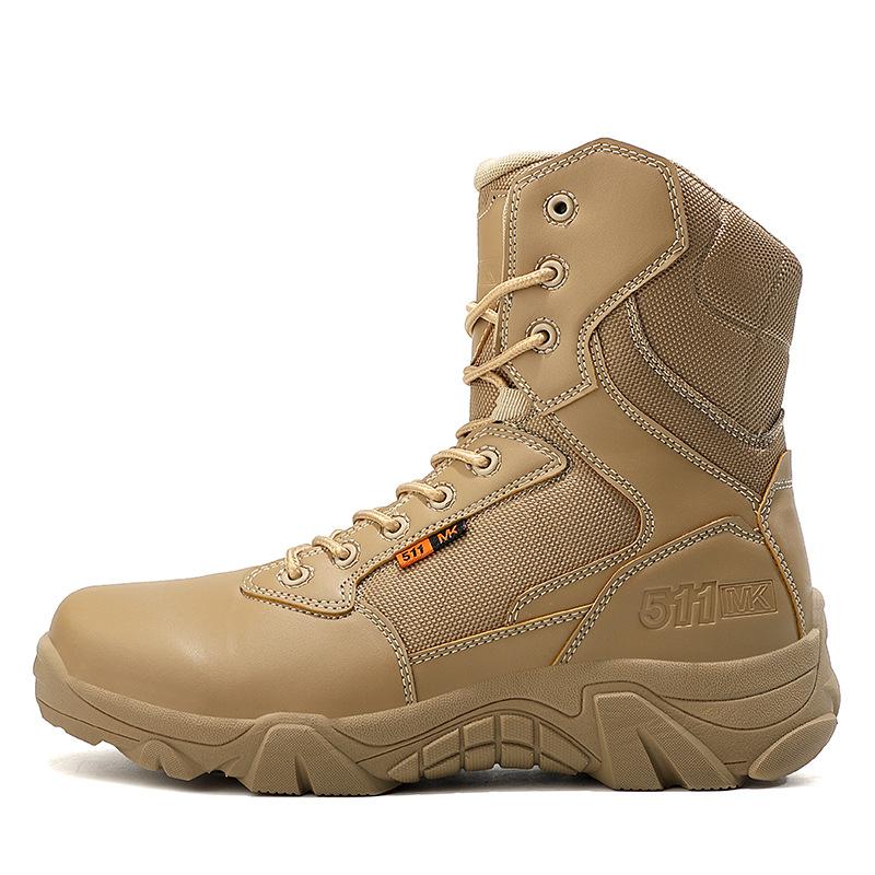 Large size outdoor sports shoes boots hiking boots desert boots high top hiking boots men's outdoor shoes