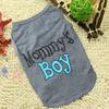 Pet Tops Letter Printing Breathable Polyester Fashion Puppy Vest for Summer