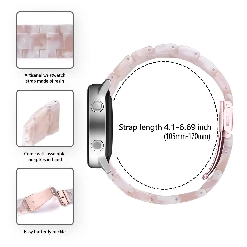 20mm Resin Watch Strap For Amazfit GTS 4/3/2 Mini Ladies' Watch Strap For Amazfit Bip3/U Fashion For Xiaomi Mibro Color/Lite/Air