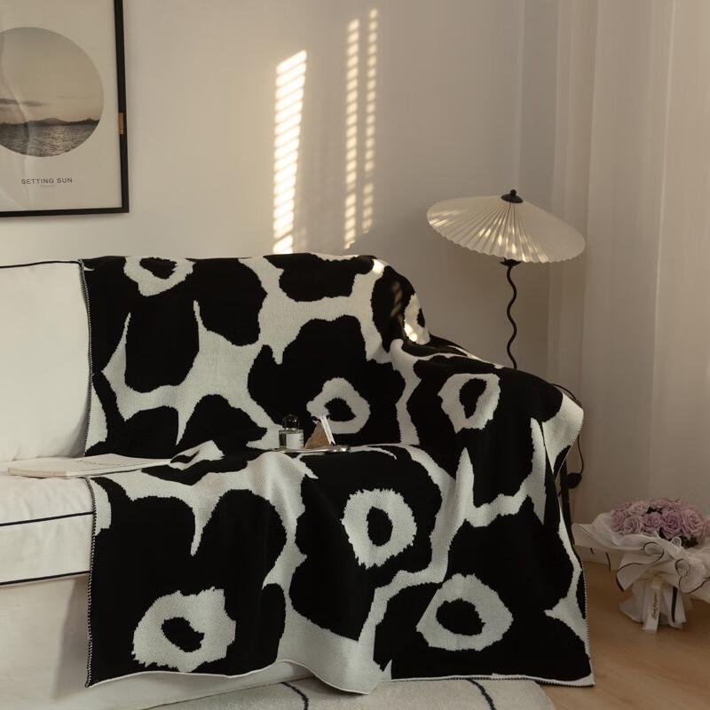 OEING Nordic INS Style Soft Knitted Throw Blanket 130x170cm