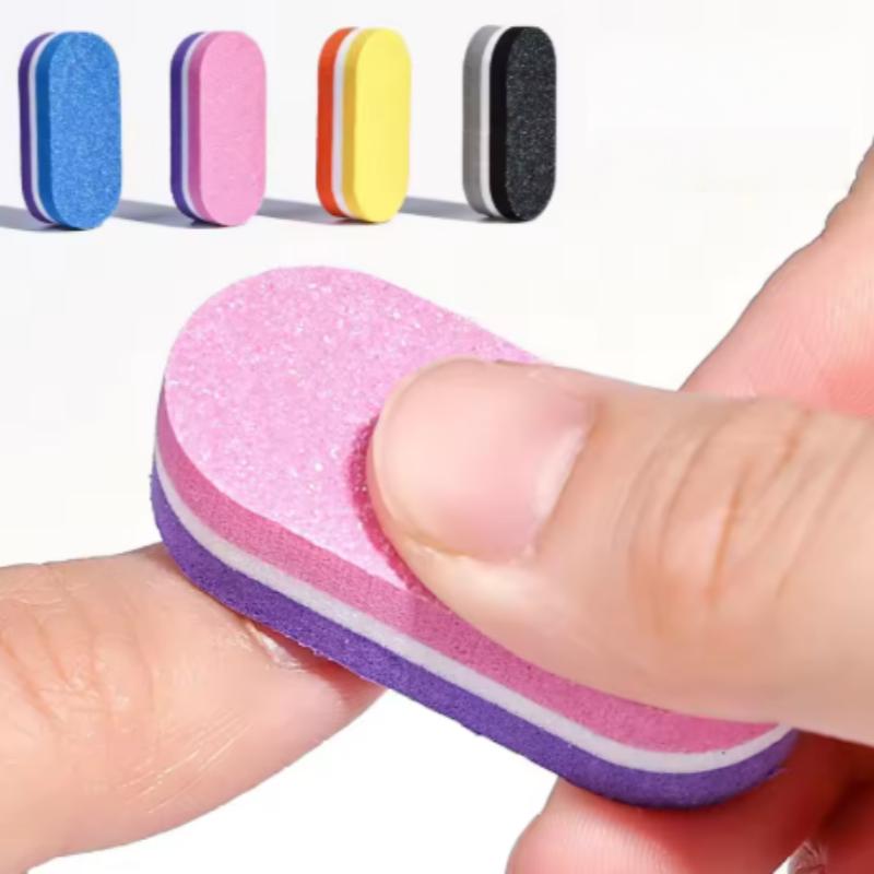 10/50/100pcs mix Nail Supplies Mini Nail Sponge Files Buffer Block Double Side Buffing Gel Nail Polish Manicure Tools Kit