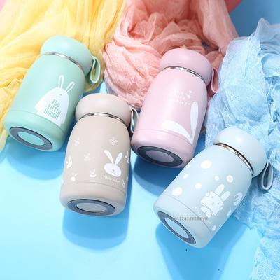 Kleine Niedliche Mini Thermosbecher Tragbare Taschen Thermobauch Wasserbecher Edelstahl Isolierbecher Vakuumflaschen für Mädchen Kind