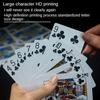 Waterproof PVC Playing Cards Plastic Durable Poker Card Games Playing Card Board Game for Party Family Gatherings Adults Gift