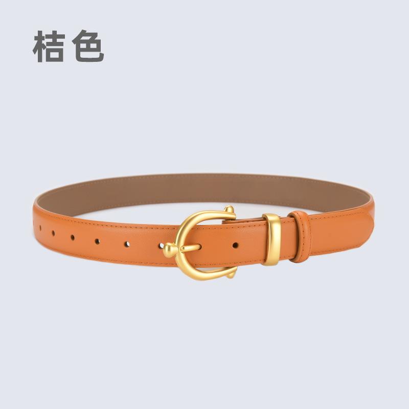 Four Seasons Available New Belt Women'S Jeans Simple And Versatile Belt New Decorative Fashion Student Pants Belt