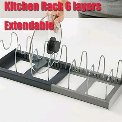 Kitchen Rack Cutting Board Rack Chopping Board Storage Rack Stainless Steel Pot Cover Rack Sitting Countertop