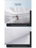 New Hotel-Style Feather Velvet Side Sleeper Pillow - Custom Solid Color for Guesthouses