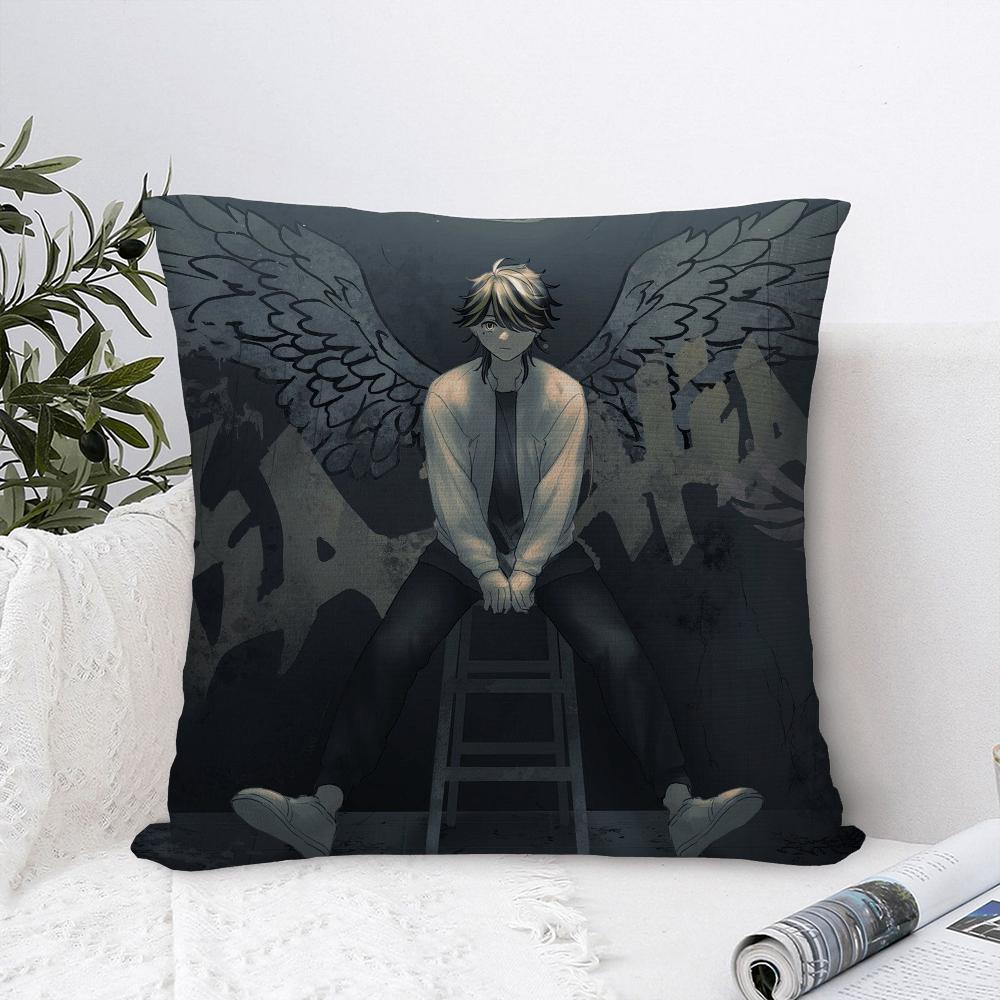 Anime T-Tokyo Revenger Pillow Case Sofa Decorative Home Double-Sided Print Plush Square Throw Pillow Covers Cushion Decor Cover