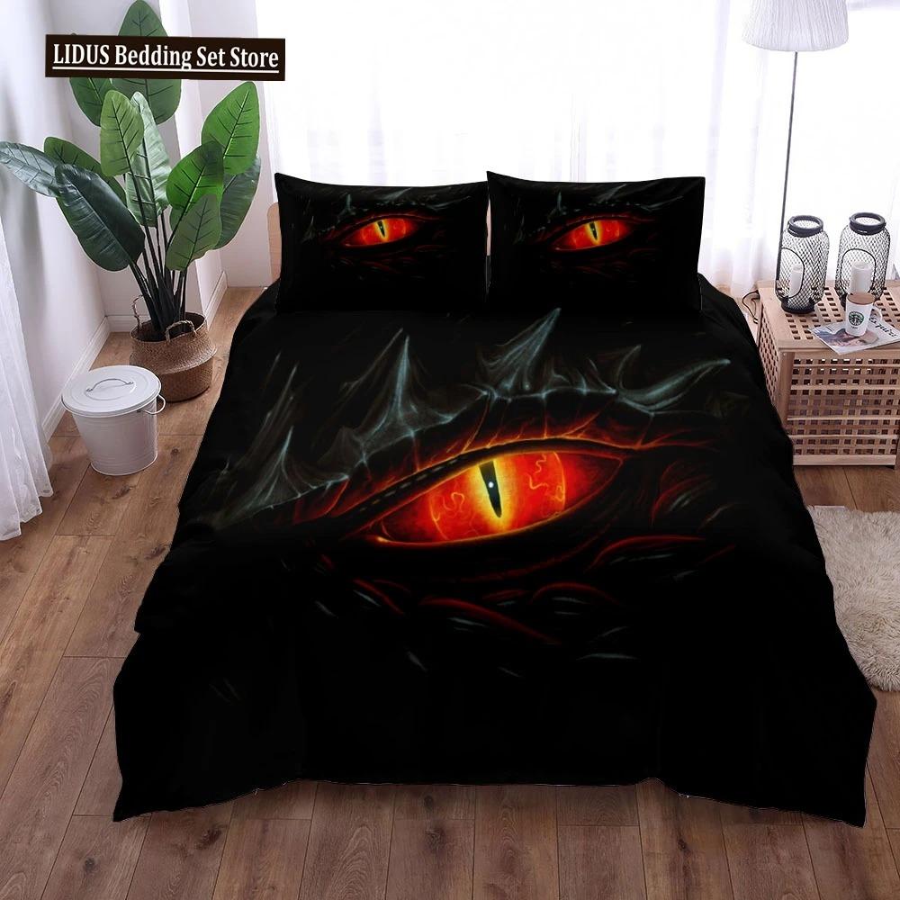 

Dangerous Dragon Soft Duvet Cover Set EU Single Double King US Twin Ful Quen Sized Dimensions Bed Linen Set Adorable Lovely Soft Duvet Cover Bed 100*200cm Single