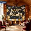 Party Backdrop Happy Birthday Birthday Photo Booth Background Front Door Decor