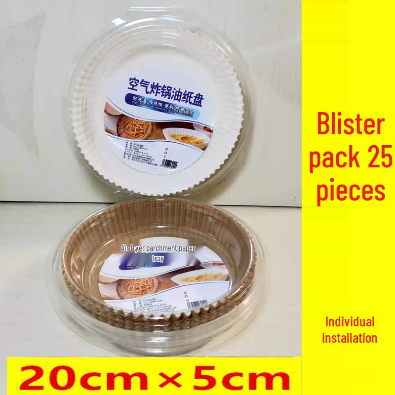 FDA & CE Certified Non-stick Oil-proof Air Fryer Paper and Oil-absorbing Silicone Paper