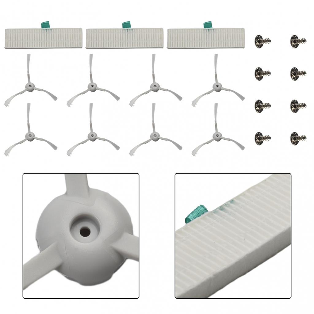 Kit de cepillo lateral y filtro de alta eficiencia para Rowenta ZR740003 para Explorer 60
