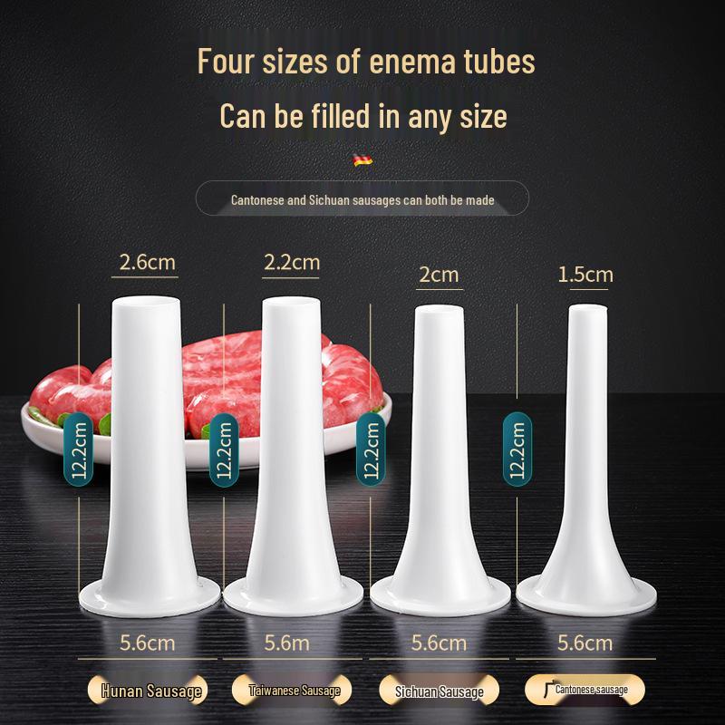 Hand-Push Manual Sausage Filler Injector for Home-Made Hot Dogs