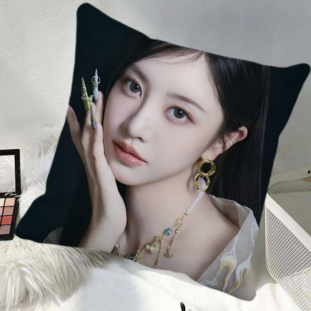 Qiana Kpop Pillow Case Square Pillow Bedroom Sofa Leisure Comfort Cushion Car Home Decoration