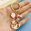 Cute Cats Pet Charm Keychain Chic Cats Figure Bag Hanging Decoration Charm Multipurpose Key Chain Adornment