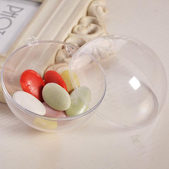 5 Τεμάχια Χριστουγεννιάτικη Μπάλα Διαφανής Γεμιζόμενη Κούφια Αθραύστη Αναχρησιμοποιήσιμη Διάταξη Σκηνής Διακόσμηση Εμπορικού Κέντρου Διακόσμηση Χριστουγεννιάτικου Πάρτι Κρεμαστή Μπάλα Πάρτι