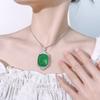 Huamei Jewelry Pendant Necklace Rectangular Design High-End Sense Female Goods