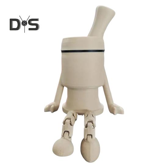 

3D-печатный настольный приятель, шарнирная чашка, приятель с гибкими ножками, фигурка приятеля-домино, игрушка-фиджет для домашнего и офисного декора G