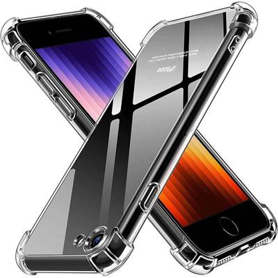 Clear Case For iPhone 8 7 6 6s 5 5s Thick Shockproof Soft Silicone Phone Cover for iPhone SE 2022 SE 2020 SE 2016 8 Plus 7 Plus