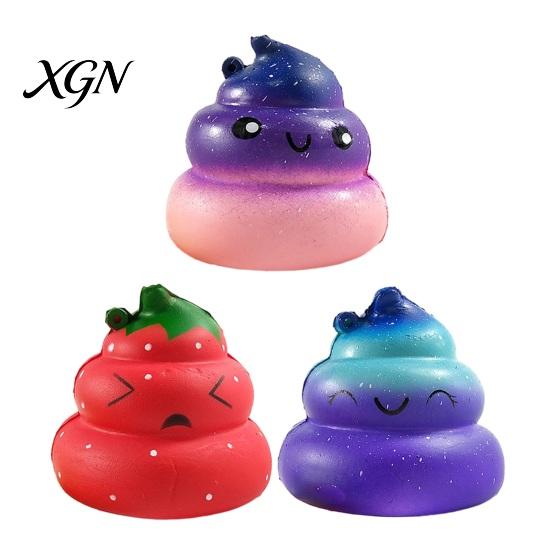 Relaxation Squeeze Toy Novelty Poop Stress Ball Sensory Fidget Funny Shaped Kids And Adult Reliever Soft Slow Rise Prank for Adults Relief