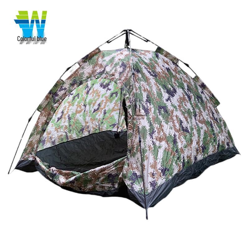 Colorful Sail Blue Camouflage Camping Tent