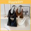 Modische PU-Tragetasche mit großem Fassungsvermögen für Damen, stilvolle Schultertasche für Herbst und Winter