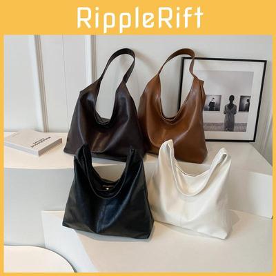 Modische PU-Tragetasche mit großem Fassungsvermögen für Damen, stilvolle Schultertasche für Herbst und Winter