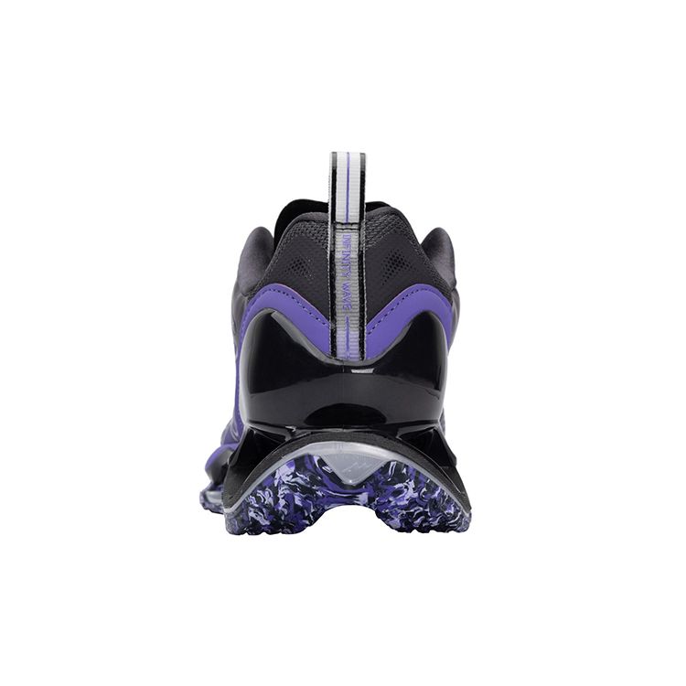 Mizuno Pro Prediction 10 Durable Shock Absorption Non-Slip Low-Top Running Shoes Men Sneaker Black Purple J1GC210067