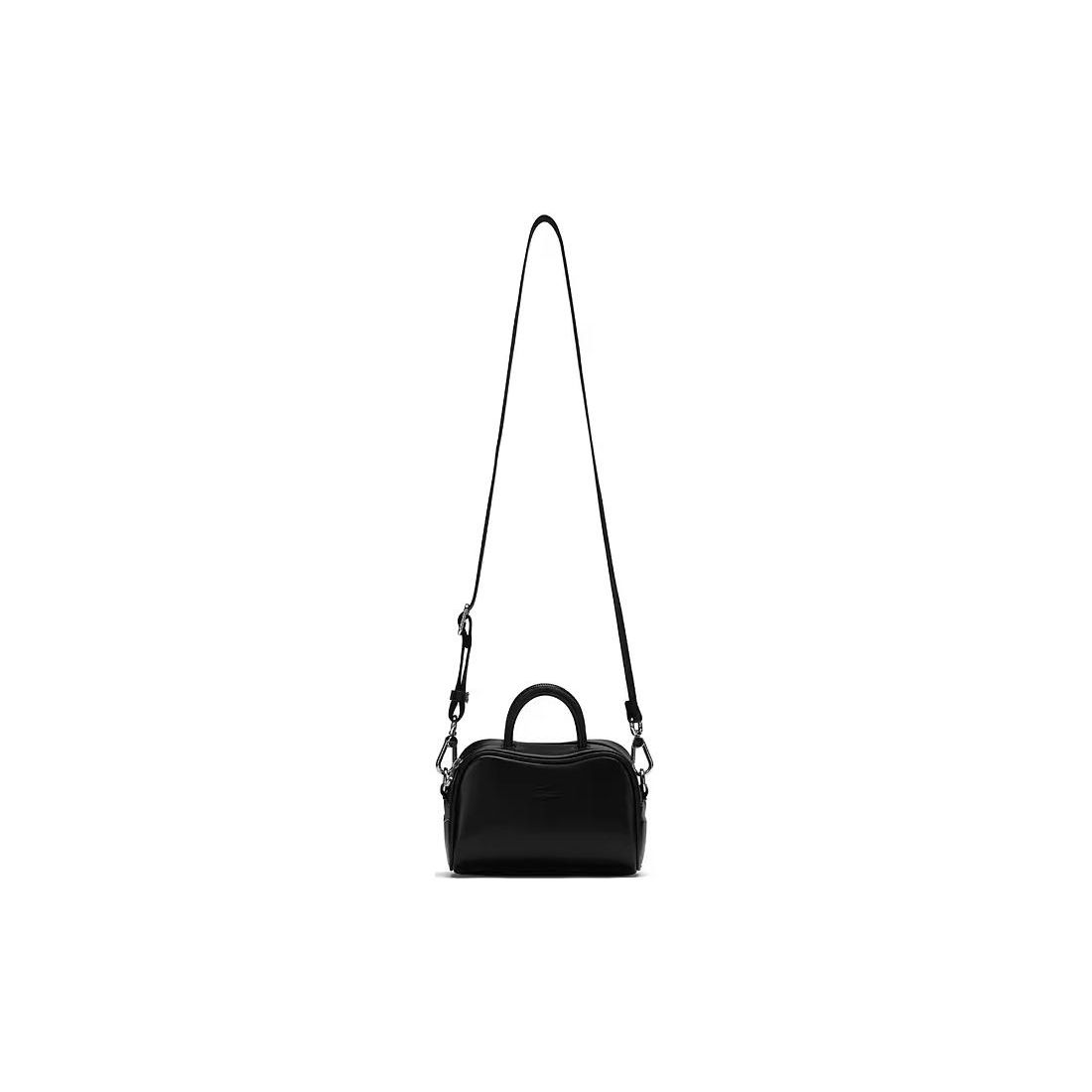 

Lacoste Fashion Solid Color Casual PU Shoulder Tote Crossbody Bag Small Women bags Black NF4498FO000 Black,Small