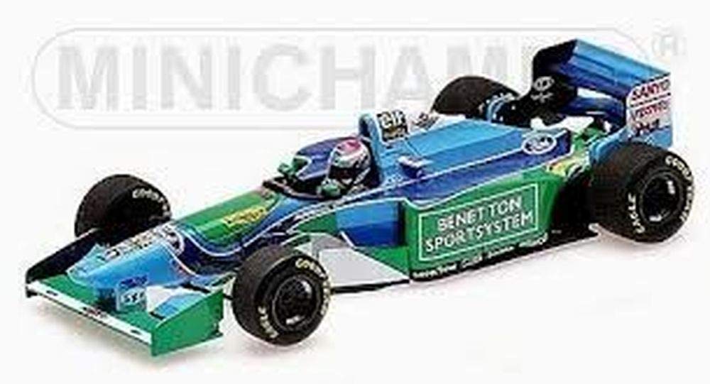 

Minichamps Benetton Ford B194 1994 F1 Hungarian GP 3rd place Verstappen first of 1/43 #6 J. F1 podium [Made resin]